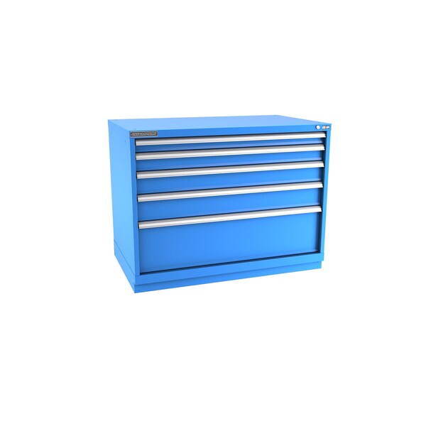 Champion Tool Storage Modular Drawer Cabinet, 5 Drawer, Blue, Steel, 47 in W x 28-1/2 in D x 36 in H E15000501ILCFTB-BB - main